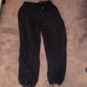 Black Jordan sweatpants